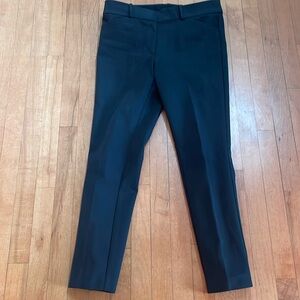 Women’s black straight leg dress pants.  Size 6.  LOFT.